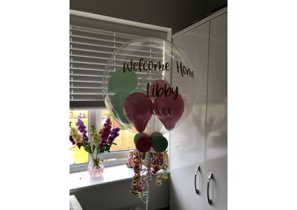 Customer image of Personalised Balloon-Filled Mother's Day Bubble Balloon