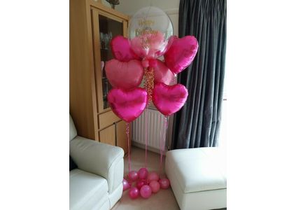 Customer image of Dark Pink Balloon Package