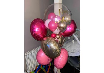 Customer image of Pink Glamour Balloon Package
