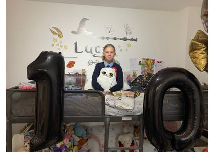 Customer image of Harry Potter Inflated Birthday Balloon Package