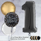 Black Foil Number Balloon Package additional 2