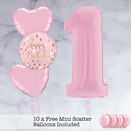 Pink Foil Number Balloon Package additional 1