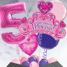 Princess Crown Inflated Birthday Balloon Package additional 5