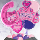 Princess Crown Inflated Birthday Balloon Package additional 6