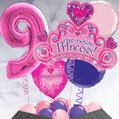 Princess Crown Inflated Birthday Balloon Package additional 9