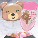 'Love You Mummy' Cute Bears Mother's Day Balloon Package additional 1