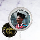 Graduation Black & Gold Photo Upload Balloon additional 11