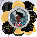Graduation Black & Gold Photo Upload Balloon additional 3