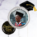 Graduation Black & Gold Photo Upload Balloon additional 12