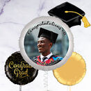 Graduation Black & Gold Photo Upload Balloon additional 10