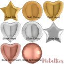 Inflated Foil Balloon Bunch (Price per single balloon) additional 4