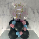 'Poppable' Pink Confetti Gender Reveal Balloon Stack additional 2