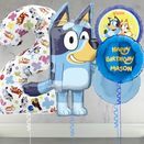 Bluey &amp; Bingo Inflated Number Balloon Package additional 2