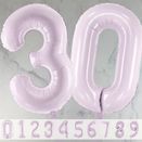 26" Lilac Number Foil Balloons (0 - 9) additional 1