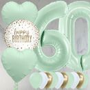 60th Birthday Mint Green Foil Balloon Package additional 1