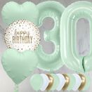 30th Birthday Mint Green Foil Balloon Package additional 1