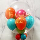 Personalised Summer Vibes Balloon-Filled Bubble Balloon additional 2