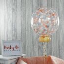 1st Birthday Personalised Confetti Bubble Balloon additional 3