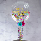 1st Birthday Personalised Confetti Bubble Balloon additional 1