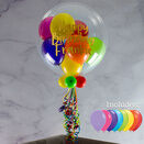 Happy Birthday Personalised Multi Fill Bubble Balloon additional 15