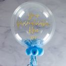 Happy Birthday Personalised Feather Bubble Balloon additional 9