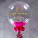 Happy Birthday Personalised Feather Bubble Balloon additional 10