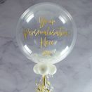 Happy Birthday Personalised Feather Bubble Balloon additional 7