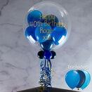50th Birthday Personalised Multi Fill Bubble Balloon additional 2