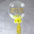 100th Birthday Personalised Feather Bubble Balloon additional 5