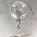 Happy 25th Anniversary Personalised Bubble Balloon additional 1