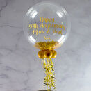 Happy Anniversary Personalised Feather Bubble Balloon additional 6
