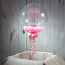 Personalised 'I Love You' Feather Bubble Balloon additional 3
