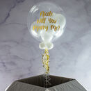Personalised Valentine's Day Balloon-Filled Bubble Balloon additional 9