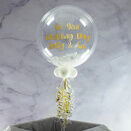 Graduation Personalised Feather Bubble Balloon additional 4