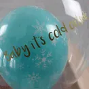 Personalised Christmas Snowflake Bubble Balloon additional 2