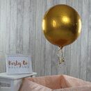 Pack of 3 Gold Orbz Helium Quality Balloons additional 1