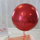 Pack of 3 Red Orbz Helium Quality Balloons additional 2