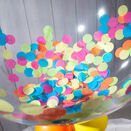 Personalised Rainbow Confetti Bubble Balloon additional 2
