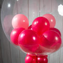 Personalised Dark Pink Balloon-Filled Bubble Balloon additional 4