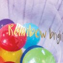 Personalised Rainbow Balloon-Filled Bubble Balloon additional 3