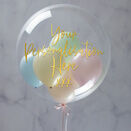 Personalised Pastel Colours Balloon-Filled Bubble Balloon additional 1