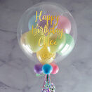 Personalised Pastel Balloon-Filled Bubble Balloon additional 2