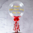Personalised Rose Petal Filled Valentine's Day Bubble Balloon additional 1