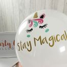 Personalised Unicorn Face Bubble Balloon additional 4