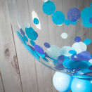 Personalised Blue Confetti Father's Day Bubble Balloon additional 2