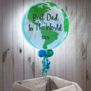 'Best Dad In The World' Father's Day Personalised Bubble Balloon additional 2