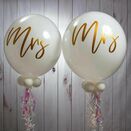 Mrs & Mrs Wedding Day Bubble Balloon Package additional 1