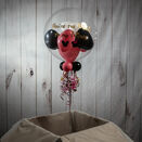 Personalised Minnie Mouse Themed Heart Balloon-Filled Bubble Balloon additional 1