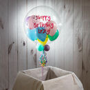 Personalised Pastel Unicorn Heads Balloon-Filled Bubble Balloon additional 4
