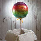 Personalised Rainbow Orb Balloon additional 1
